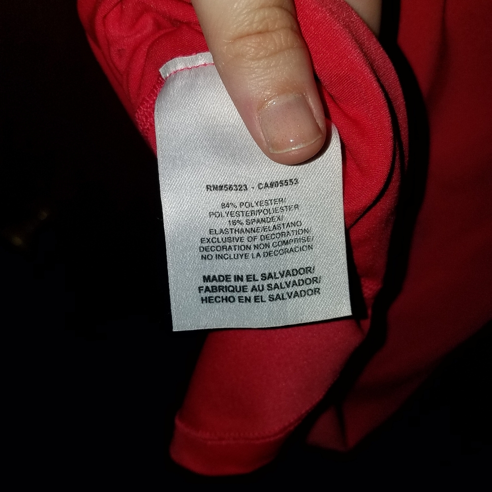 Nike Pink with Orange Trim T-shirt - Picture 5 of 5